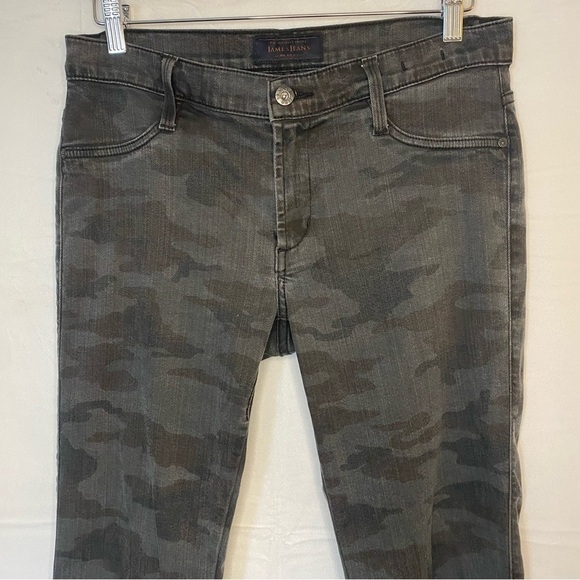 James Jeans James Twiggy Gray Camo Camouflage Print Skinny Pants size 31 - Picture 2 of 11